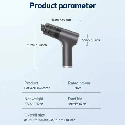 5-in-1 Car Vacuum Cleaner